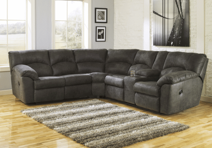 Tambo Pewter 2Pc. Reclining Sectional