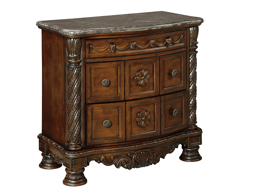 North Shore Marble Top Night Stand