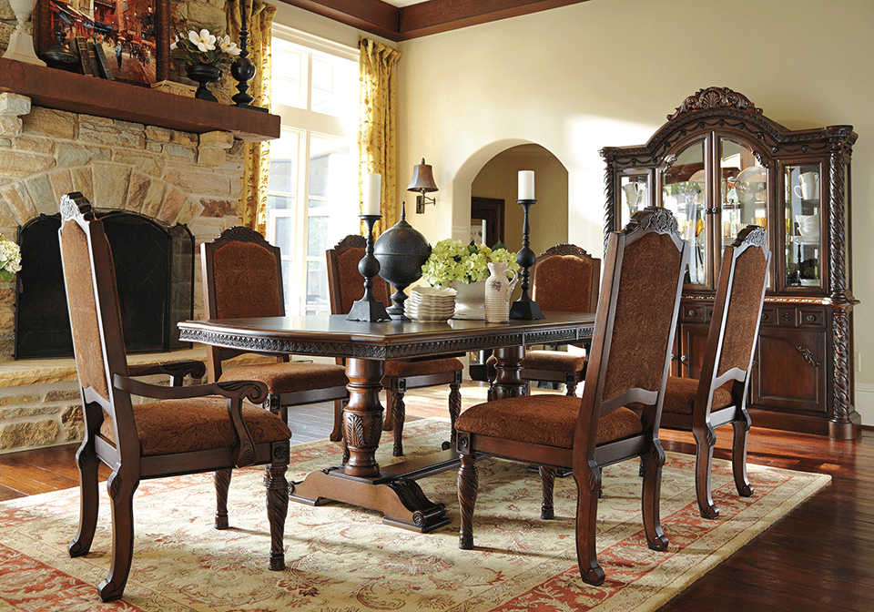 Dining Room Evansville, Ashley Valraven Dining Chairs