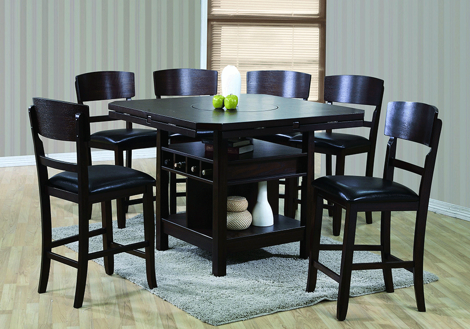 Counter Height Table For 6 Top Ers, Counter Height Round Dining Table For 6
