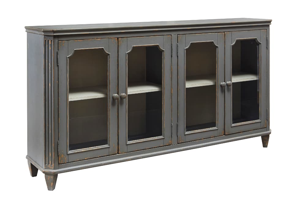 Archdale Gray 6 Door Accent Cabinet - Georgia Furniture Mart