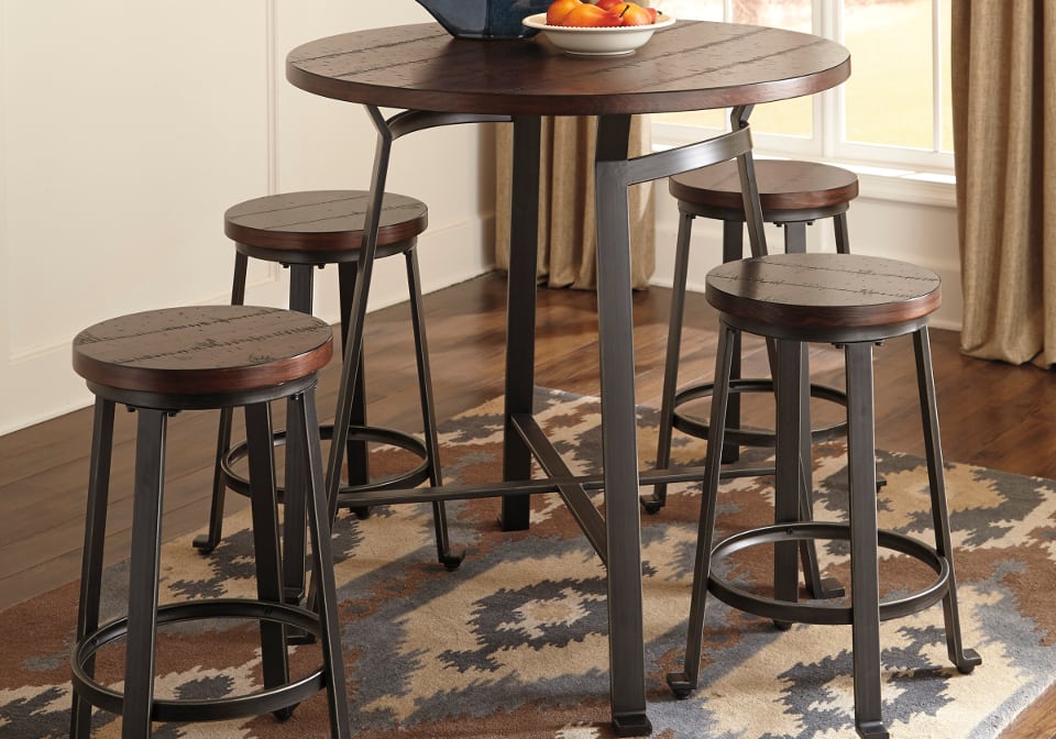 Af D307 12 124 Challiman Bar Height, Ashley Challiman Counter Stool