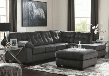 Accrington Granite 2pc. RAF Chaise Sectional