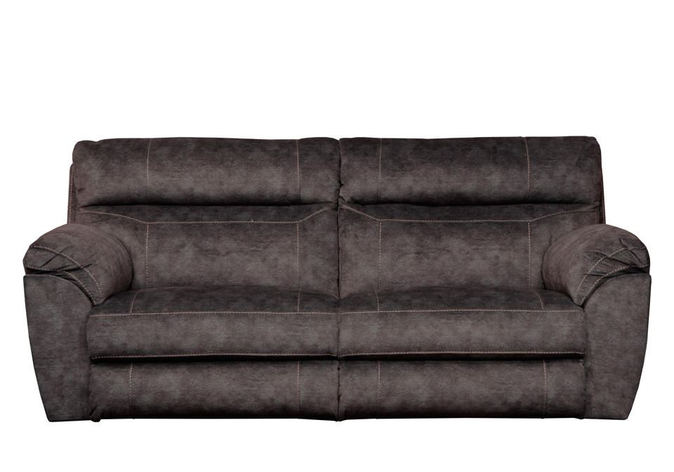 Catnapper Sedona Smoke Lay Flat Power, Catnapper Leather Reclining Sofa