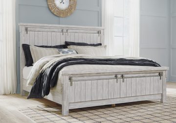 Brashland White King Panel Bedroom Set