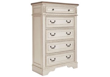 Realyn Two-Tone 5-Drawer Chest