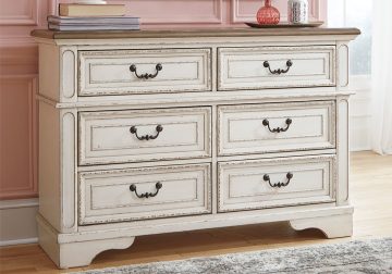 Realyn Two-Tone Youth Dresser