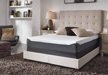 Ashley-Sleep® Chime Elite 10 Inch Luxury Firm Twin Memory Foam Mattress Set