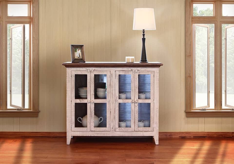 Antique White 50 Accent Cabinet