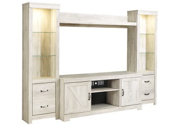 Bellaby White 4pc. Entertainment Center