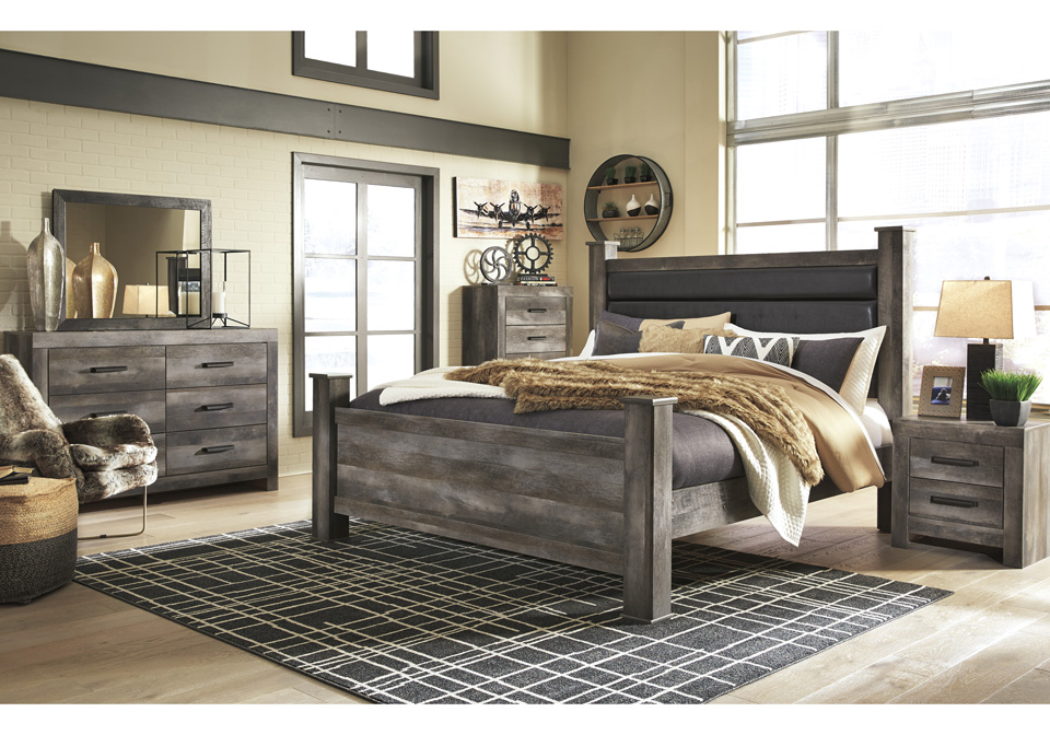 Wynnlow Gray King Poster Bedroom Set