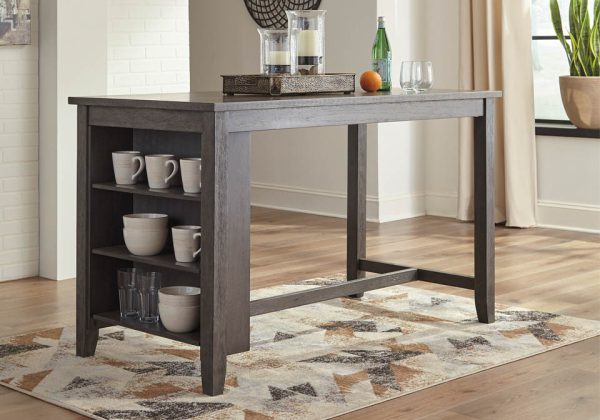 Caitbrook Gray Dining Room Counter Height Table