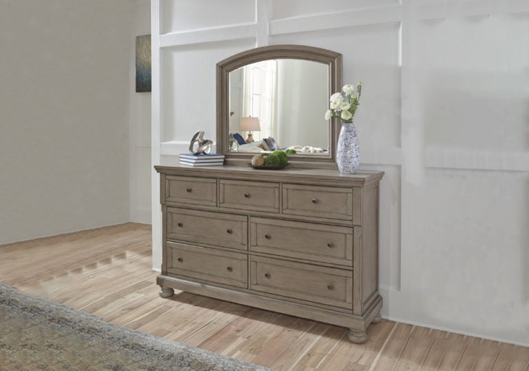 Lettner Light Gray Queen Panel Bedroom Set Evansville Overstock Warehouse
