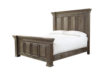 HOT DEAL 🔥  Wyndahl Brown King Panel Bed
