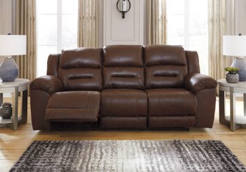 Stoneland Chocolate Reclining Sofa