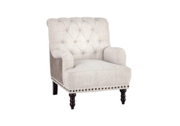 Tartonelle Ivory/Taupe Accent Chair