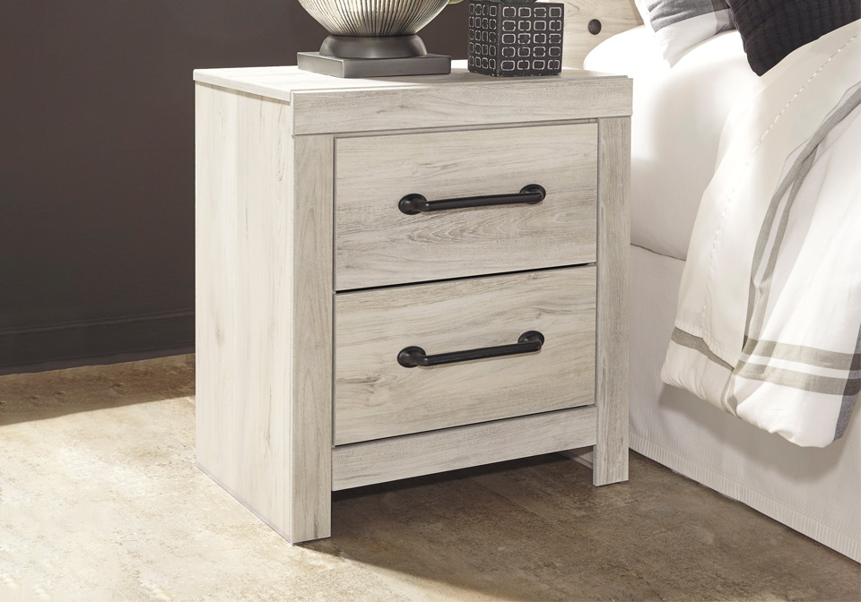 Whitewash nightstand on sale