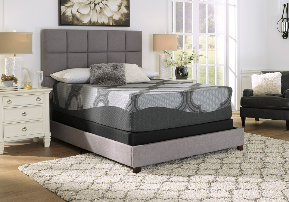 gray ashley hybrid tight top mattress