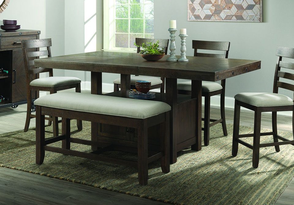 Colorado Dark Wood Counter Height, What Is A Counter Height Table