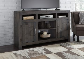 Mayflyn Charcoal Large TV Stand