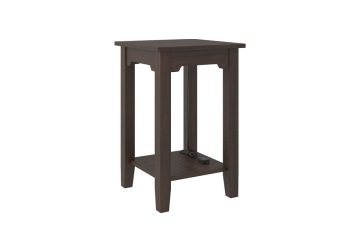 Camiburg Warm Brown Chairside End Table