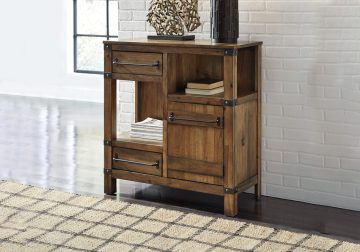 Roybeck Light Brown Accent Cabinet