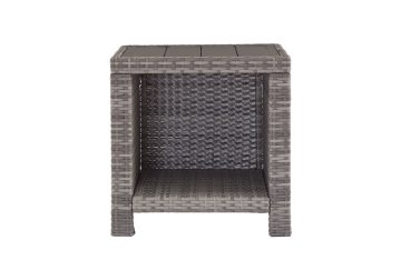 Salem Beach Gray 4pc Outdoor Sectional w/Cocktail & End Table