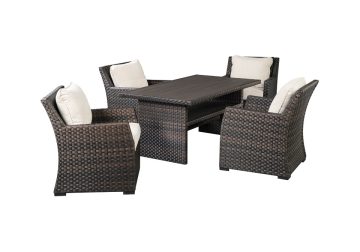 Easy Isle Two-Tone 5pc Outdoor Dining Set