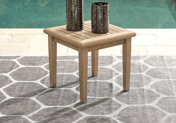 Gerianne Brown Outdoor End Table