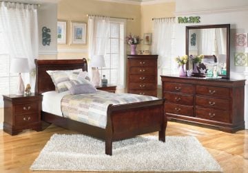 Alisdair Dark Brown Twin Bedroom Set