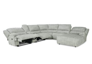 McClelland Gray 6pc Reclining RAF Chaise Sectional