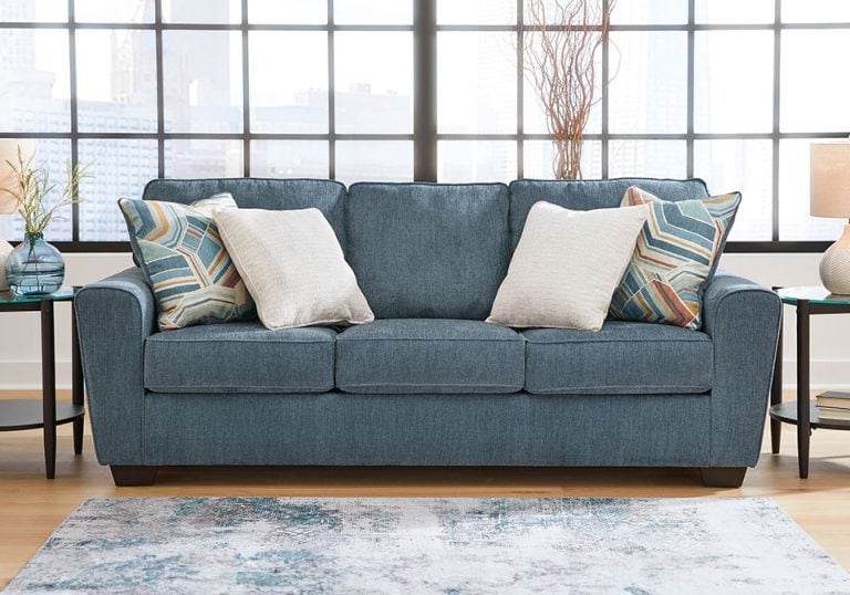 Cashton Blue Sofa Set Evansville Overstock Warehouse