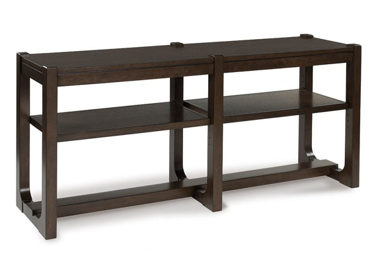 Breckington Dark Brown Sofa Table Evansville Overstock Warehouse