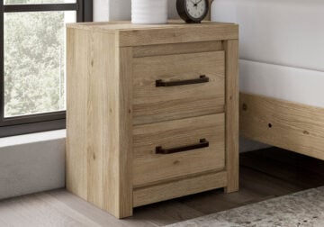 Brozmont Tan Night Stand
