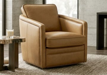 Baylor Barley Swivel Club Chair