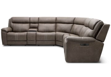 Paramount Smoke 6pc. Power Reclining Sectional