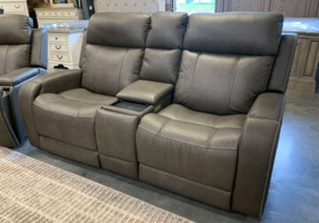 Ultimate 2 Smoke Power Reclining Love Seat w/ Console