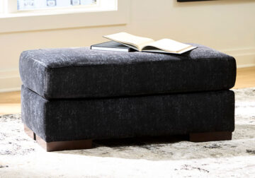 Whitmore Manor Black Pearl Ottoman