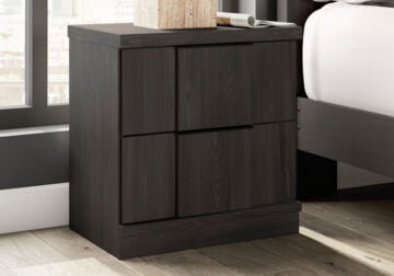 Shaehartin Dark Brown Night Stand