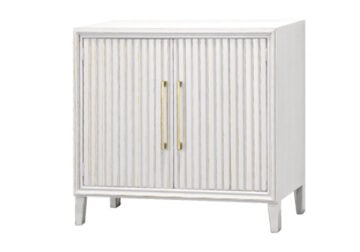 Riley White Accent Console