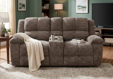 Champ Stone Reclining Love Seat