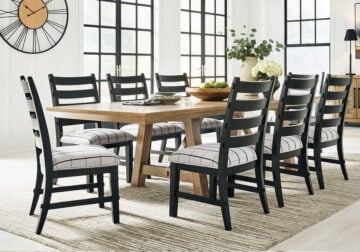 Ridgester Two-Tone Rect. 9pc. Dining Set