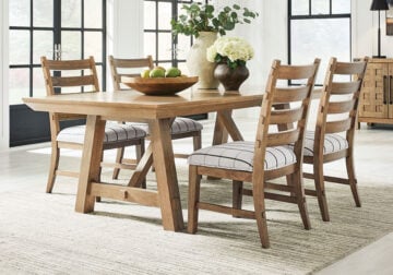 Ridgester Light Brown Rect. 5pc. Dining Set