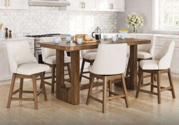 Cabalynn Light Brown 7pc. Counter Height Dining Set