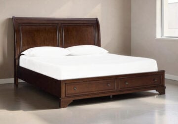 Trellington Brown King Sleigh Storage Bed