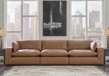 Emilia Caramel 3pc. Sectional