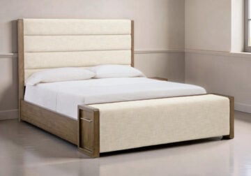 Marxmore Brown King Upholstered Storage Bed