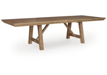 Ridgester Light Brown Rect. Dining Table