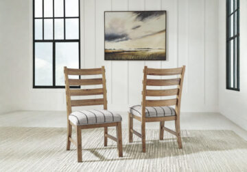 Ridgester Light Brown Side Chair