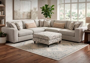 Durango Pewter 5pc Sectional